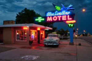 Route 66: Il Blue Swallow Motel.